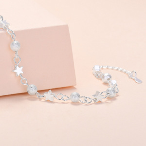 Pulsera de Cuentas de Estrella para Estudiantes, Joyería de Cobre Rojo, Tipo de Suministro ODM, Versión Coreana, <span class=keywords><strong>Unisex</strong></span> - Product Image 3