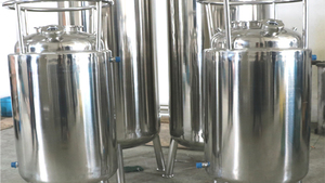 Réservoir d'<span class=keywords><strong>eau</strong></span> de stockage en acier inoxydable Réservoir de solvant de récupération gainé avec serpentin de refroidissement - Product Image 3