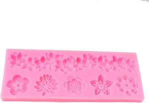 Moldes de Silicona con Encaje Floral para Fondant, Molde de Relieve de Espirales y Ondas, Decoración de Pasteles, Adorno para Cupcakes, Chocolate, Arcilla Polimérica, Pasta de Goma - Product Image 6