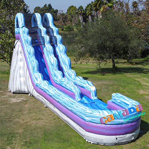 Tobogán Inflable Comercial para Diversión Veraniega en Parques Inflables y Casas <span class=keywords><strong>de</strong></span> Brinco, Toboganes Inflables <span class=keywords><strong>con</strong></span> <span class=keywords><strong>Piscina</strong></span> <span class=keywords><strong>de</strong></span> Agua - Product Image 1