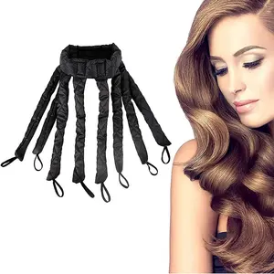 High Quality Soft Sponge Save Time Heatless Hair Curlers Rod Headband Lazy Curler Silk