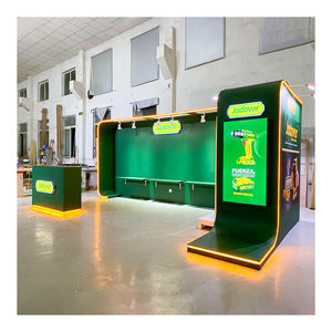 IZEXPO 30-минутный индивидуальный стенд для быстрой сборки, более дешевый выставочный стенд 10x20, выставочный стенд, выставочный стенд, дизайн выставочного стенда - Product Image 3