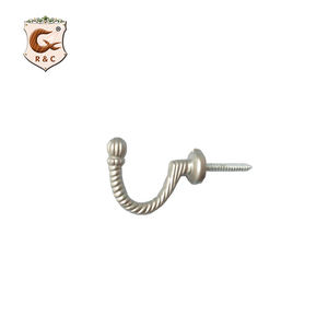 Nhà Sản Xuất Hiện Đại Chất Lượng Cao Rèm Phụ Kiện Tường Móc Kim Loại Rèm Tieback Móc - Product Image 5