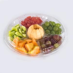 Boîte pliable en plastique transparent à 6 compartiments jetable pour fruits et fêtes de famille - Product Image 5