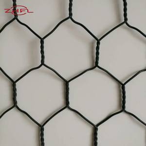 Panier de gabions en treillis métallique galvanisé et revêtu de PVC Longteng 1m x 1m x 2m, maille de soutènement 2x2 - Product Image 2