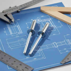 JIN GB DIN Mandrin zingué en acier inoxydable 304 Rivets <span class=keywords><strong>POP</strong></span> à tête plate Rivets aveugles CSK à tête fraisée de type ouvert - Product Image 1