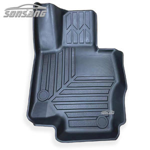 SONSANG OEM tapis de voiture personnalisé de haute qualité tapis de voiture personnalisés de concepteur de <span class=keywords><strong>luxe</strong></span> pour Mercedes Gle 2021 tapis de voiture TPE - Product Image 1