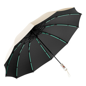 <span class=keywords><strong>Parapluie</strong></span> de soleil professionnel pour <span class=keywords><strong>homme</strong></span>, à 8 ou 12 baleines, avec poignée mécanique automatique, section de sécurité anti-recul, origine - Product Image 1