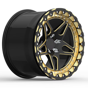 Jantes forgées en alliage Vorgin Belak usinées Beadlock 15X10 17X10 18X10J 11J 5*114.3 6X19.7 pour Ford Chevy BMW Challenger Hellcat - Product Image 1