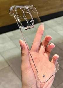 <span class=keywords><strong>Coque</strong></span> de téléphone rigide transparente en PC ultra-fine anti-jaunissement pour <span class=keywords><strong>Apple</strong></span> <span class=keywords><strong>iPhone</strong></span> <span class=keywords><strong>11</strong></span> à 16 Pro Max Samsung S20 S21 S22 - Product Image 5