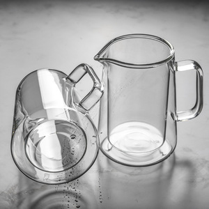 Venta al por mayor, 350ml, 650ml, 1000ml, vidrio de borosilicato de doble pared, prensa francesa, cafetera, cafetera de cerveza fría, prensas de café de viaje - Product Image 4