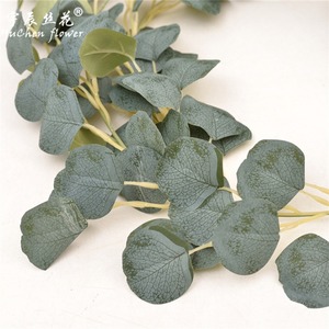 Amazon Artificial Eucalyptus Rattan Wedding Wall Hanging <strong>Background</strong> Simulated Green Plants Export Eucalyptus Leaf Rattan Vine - Product Image 4