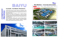 Baiyu Ui-, Knoflook- en Fruitverwerkingsmachine Poeder Sorteer- en Productielijn met Pomp, Motor & Lager Kerncomponenten
