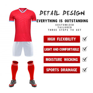 Camisetas de fútbol retro personalizadas al por mayor, camisetas de moda retro clásicas transpirables y de secado rápido - Product Image 3