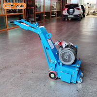 Mesin Scarifier Beton Listrik GZD 220V Lebar Pemotongan 250mm Planer untuk Pemotongan Alur dan Tekstur Lantai