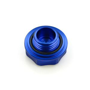 Tapa de llenado de aceite de aluminio, 55mm, azul, para Honda Civic Accord CRV Fit City - Product Image 3
