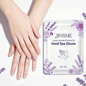 Gants de soin des mains à l'extrait de lavande en marque blanche 30ml – Masque spa pour les mains lissant et délicat – Personnalisation - Product Image 1