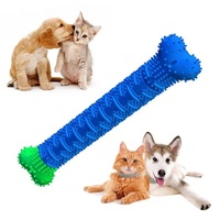 En gros, Jouet à mâcher pour chien en caoutchouc écologique en forme d'os, durable, couineur, pour le nettoyage des dents molaires et l'hygiène dentaire des animaux de compagnie, en sachet
