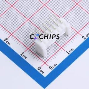 W200110K-7PW2113 Wire-to-Board Pin Header Bent Lead Through Hole,P=2mm Connector 1x7P 2mm Right Angle Insert HY - Product Image 2