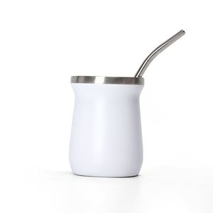 Business Gift 8oz Stainless Steel Mate Tumbler Custom Engraving logo Insulated Metal Drinking Cup - Product Image 3
