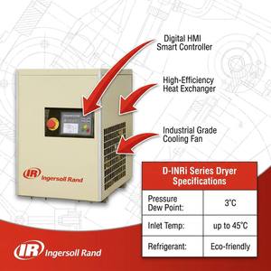 Sécheur d'air réfrigéré haute performance Ingersoll Rand série D-Inri - Product Image 2