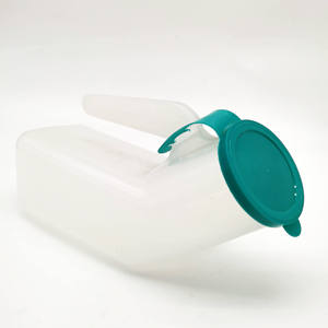 กระบอกฉี่ชายพร้อมฝาพลาสติกกันรั่วขวดปัสสาวะใช้ซ้ำได้ - Product Image 1