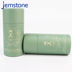 Vente en gros boîte de tubes en papier cadeau cosmétique en carton cylindrique personnalisé emballage de tube en papier rond pour café kraft brun - Product Image 2