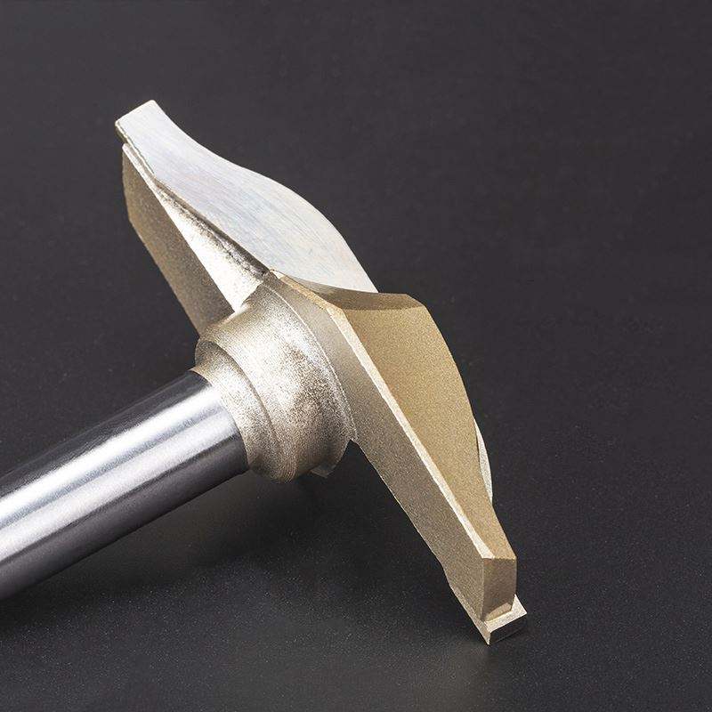 Fraise De Routeur Tideway Carbide PRO WL1037 - Tige 1/2" - Longueur 1-1/4" - Bleue - Carbure - Neuf