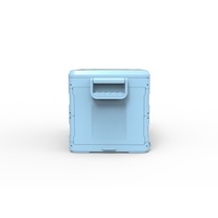 45QT Opvouwbare Koelbox met TPU Opvouwbare Waterdichte Binnenvoering, Koudeketenlevering, Thermische Herbruikbare Voedselbewaarbox