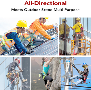 Nuevo Arnés <span class=keywords><strong>de</strong></span> <span class=keywords><strong>Seguridad</strong></span> para Techo <span class=keywords><strong>de</strong></span> Poliéster con Absorción <span class=keywords><strong>de</strong></span> Impactos y Anillo <span class=keywords><strong>en</strong></span> D <span class=keywords><strong>de</strong></span> Acero Inoxidable para Trabajos <span class=keywords><strong>de</strong></span> Construcción - Product Image 6