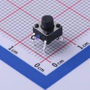 TS-1002-AR06026 Tactile Switch Through hole-4P,6x6mm Switch Single Pole Single Throw Round Button 2.6N Through Hole - Product Image 1