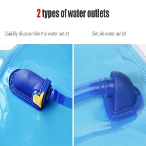 Poche à eau pour sports de plein air, pliable, portable, en plastique, étanche, pour le cyclisme, la course à pied, le camping - Product Image 5