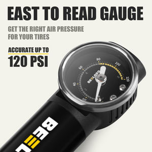 BEELORD-minibomba portátil para bicicleta, <span class=keywords><strong>Presta</strong></span> y Schrader Inflador de neumáticos, accesorios de mano para ciclismo de montaña - Product Image 2