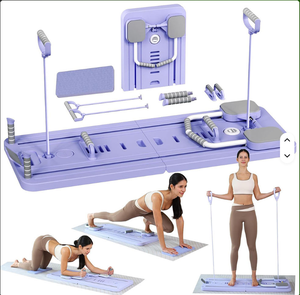 Reformer de <span class=keywords><strong>Pilates</strong></span> Plegable de <span class=keywords><strong>Material</strong></span> PP, Productos de <span class=keywords><strong>Pilates</strong></span> 2026 para Fitness y Desarrollo Corporal - Product Image 1