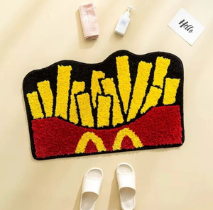Tapis personnalisé à biscuits Tapis pour filles Don't Cry Mat McDonald's Fries Tapis tuftés pour salon chambre à coucher Tapis lavable en machine - Product Image 4