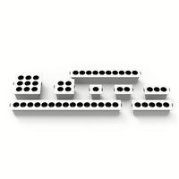 Réflecteur de lumière LED linéaire Laser Blade, grille spot pour hôtel, 1x2W-15x2W, IP44, dimmable, UGR 10-19, CRI Ra90/Ra97, 3500K, blanc chaud