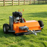 Tondeuse ATV Euro 5 E-Start 15 CV 4 temps 28V avec capot supérieur ouvrable, moteur 420cc, coupe à fléaux pour usage domestique et industriel