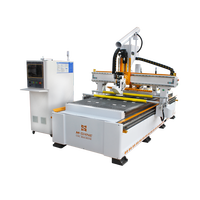 Mesin Router CNC Ukiran Kayu MS8 1328 Heavy Duty dengan Pelat Spindle Anti Oksidasi 75MM dan Permukaan Diamplas Pasir