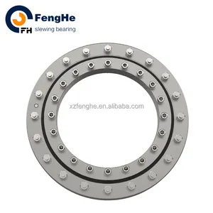 Factory Price flanged external teeth four point cotact ball slewing ring bearing for heavy excavator