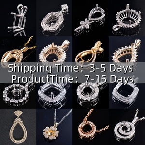 Wholesale Solid 10k <strong>14k</strong> 18k Gold 925 Sterling Silver Lab Diamond Moissanite <strong>Ring</strong> Setting Classic Semi Mount Jewelry for <strong>Weddings</strong> - Product Image 6