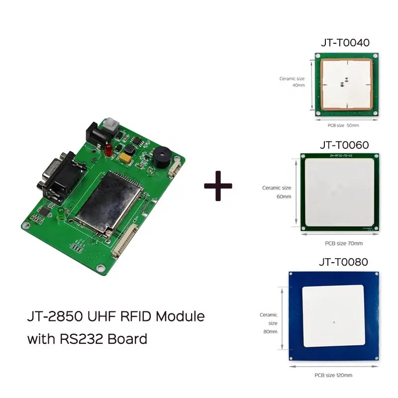 JT-2850 Chip RFID Module 1 Meter Range For Embedded System cheapest price UHF RFID Reader Module