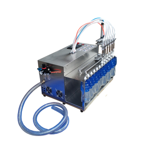 <b>Table</b> Top Desktop Automatic Liquid Filling Machine 6 Heads With Conveyor Belt for Perfume - Product Image 2