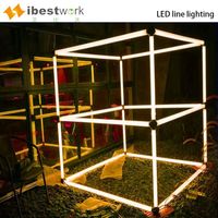 Tube LED RGB à pixels pour éclairage de club, décoration de boîte de nuit, éclairage de bar, éclairage de scène pour événements, discothèque, plafond
