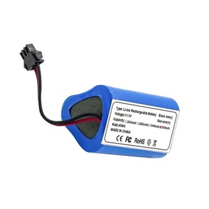 Batería de Iones de Litio Cilíndrica de Alta Calidad de 11.1V y 2600mAh, Repuesto para la Aspiradora Robótica Húmeda <span class=keywords><strong>CECOTEC</strong></span> CONGA Slim 890 - Product Image 2