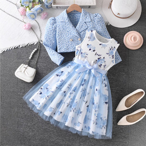 Conjunto de Ropa de Moda Personalizada de Fábrica OEM, Estilo V, 2 Piezas, para Adolescentes, Estilo Callejero Chino 2025, Atuendo para Niñas - Product Image 1