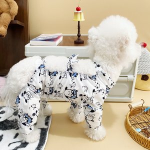 Pet Dog Dustproof Walking Pants Cute Animal Pattern Polyester Small Leg Protectors For Bichon Frise Teddy Dogs - Product Image 5