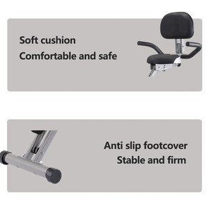 LADYGLOW Vélo stationnaire à contrôle magnétique personnalisé Équipement <span class=keywords><strong>de</strong></span> gymnastique Vélo d'exercice pliable pour gymnastique à domicile - Product Image 3