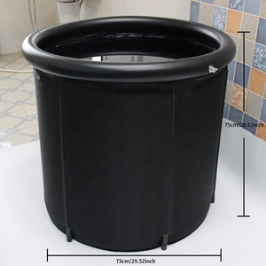 Bain de glace gonflable portable sur mesure 80*75 cm pour adultes, autoportant, pliable, pour récupération, utilisation en extérieur/intérieur, piscine de plongée - Product Image 4