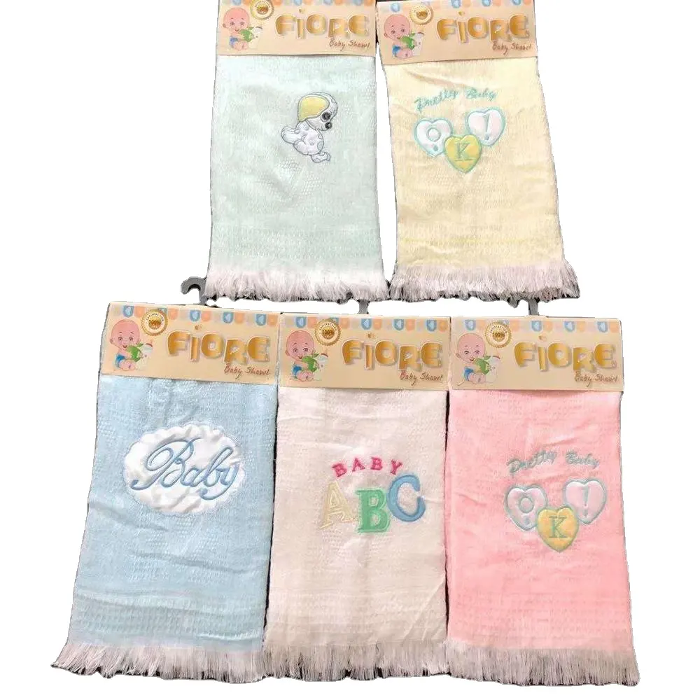wholesale handmade woven baby shawl for Europe market
