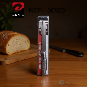 Mnj Bread Knife Steel Handle 12Pcs Pack Kitchen Cutlery - Product Image 2